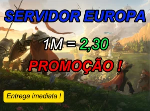 Prata Albion - Servidor Eu Entrega Imediata (Promoção) - Albion Online