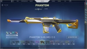 Valorant Phantom Sublime + Operator Ion + Vandal Saqueador