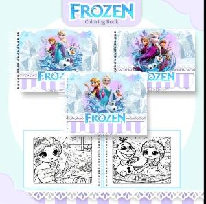 Livro de colorir Frozen - Arquivo Digital