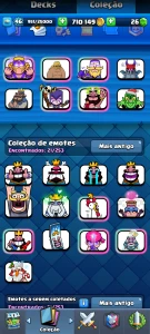 Conta Clash Royale.