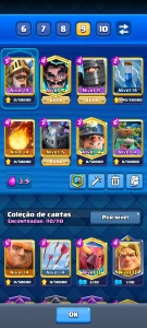 Conta Clash Royale.