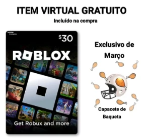 Gift card Roblox com item exclusivo - Outros