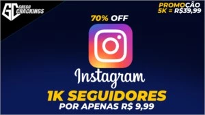 [Promoção] 1K Seguidores Instagram por apenas R$ 9,99 - Social Media