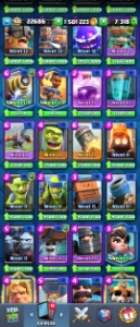 Conta Clash Royale lv 50 7.000 troféus líder do clã. 1.500,0