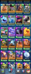 Conta Clash Royale lv 50 7.000 troféus líder do clã. 1.500,0