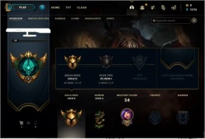 Conta league of legends gold 2 PROMOÇÃO LOL