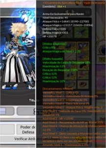 Conta Elsword INT main Raven +10 - Others