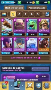 Conta de Clash Royale 3.3K
