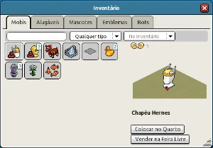 Conta Habbo 2012 Mais Raro Chapéu Hermes