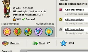 Conta Habbo 2012 Mais Raro Chapéu Hermes