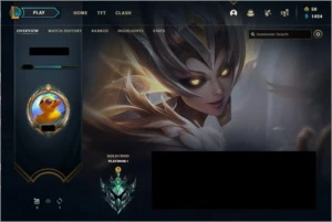 Platina 1, 77 campeões, 66 skins incluindo Zyra Prestígio - League of Legends LOL