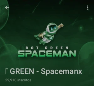 Bot Green Spaceman ORIGINAL