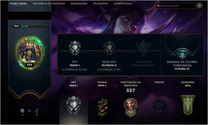 Conta LoL Plat IV 464 skins - League of Legends