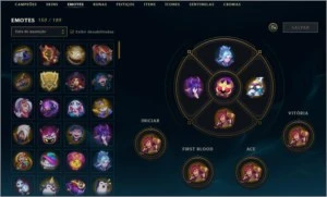 Conta LoL Plat IV 464 skins - League of Legends