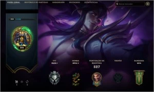 Conta LoL Plat IV 464 skins - League of Legends