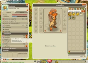 Enutrof lv 148, Scrollado Chance, vit e 34 wis. - Dofus