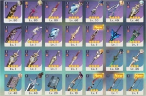 Conta AR 44 quase 45 bem farmada, 4 5*, albedo, mona c1,jean - Genshin Impact