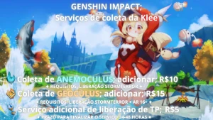 ✦ Serviços De Coleta Da Klee ✦ - Genshin Impact