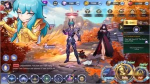 Conta Saint Seiya awakening - level 65 - Servidor A-81 SSA