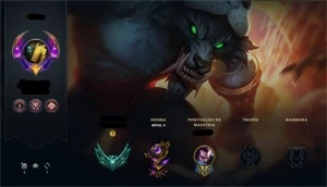 CONTA LEGUE OF LEGENDS RARA - League of Legends LOL