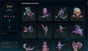 CONTA LEGUE OF LEGENDS RARA - League of Legends LOL