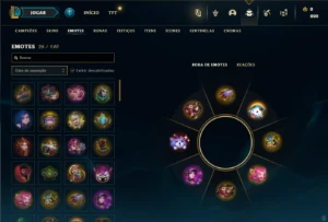 Esmeralda 4 com 42 Champs e 7 Skins + 2 Fragmentos - League of Legends LOL