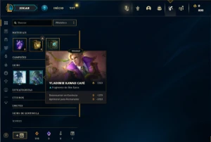Esmeralda 4 com 42 Champs e 7 Skins + 2 Fragmentos - League of Legends LOL