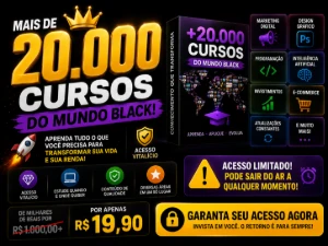 Maior Pack De + de 20.000 Cursos Da Internet - Cursos e Treinamentos