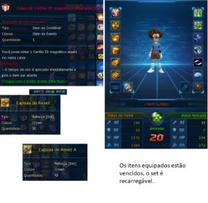 Conta LADMO (Mid/Late Game) - Omegamon - Digimon Masters Online
