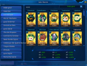 Conta LADMO (Mid/Late Game) - Omegamon - Digimon Masters Online