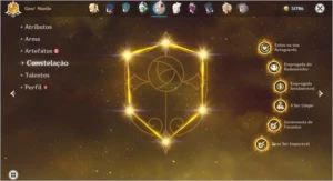 CONTA AR 53 COM VENTI, ZHONGLI, KLEE, DILUC C1, E KEQING - Genshin Impact