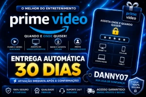 Tela Prime Video (30 Dias) - Assinaturas e Premium