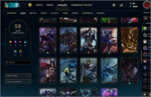 Conta lol 58 Skins lvl 88 - League of Legends
