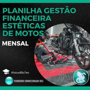 Planilha Gestão Financeira Para Estéticas De Motos - Others