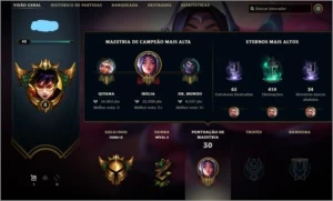 Conta lol gold 2 main Irelia - League of Legends