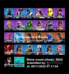 CONTA FORTNITE FA COM 26 SKINS E FUSÃO