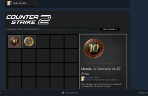 Conta Steam 19 anos de serviço +medalhas CS 2