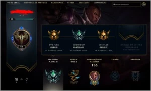 CONTA LOL SMURF (PLATINA 3) - League of Legends