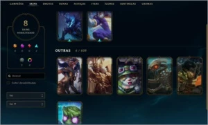 CONTA LOL SMURF (PLATINA 3) - League of Legends