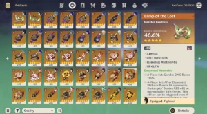 Conta de Genshin AR 57 com 11 Personagens 5* / 4 Armas 5* - Genshin Impact
