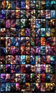 Conta Ouro 4, 110 skins quase todos champion - League of Legends LOL