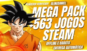 MEGA PACK +563 JOGOS  STEAM  OFFLINE  ULTRA BARATO