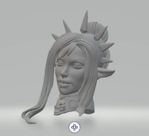 Modelo Dark Elf 3D Stl - Outros