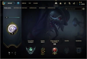 CONTA PLATINA SMURF COM 12K DE ESSENCIA AZUL - League of Legends LOL