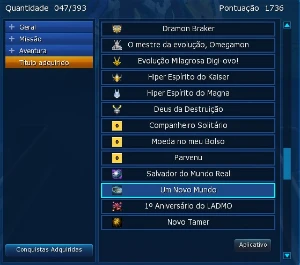 conta LADMO servidor: omega com Omegamon X - Digimon Masters Online