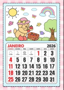 Calendario 2026 Bobbie Goods Mes a Mes