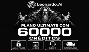 Leonardo Ai Ultimate 60K Créditos | Conta Privada | Suporte - Inteligência Artificial