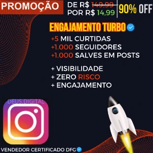 🚀 Oferta Irresistível! - Engajamento Turbo 🚀 - Social Media