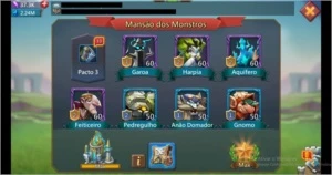 Conta Lords Mobile Castelo LV25
