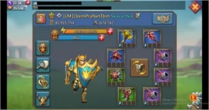 Conta Lords Mobile Castelo LV25